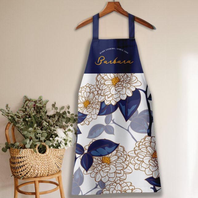 Tablier Agritourisme Floral Français Stylé Rustique Joli (Créateur téléchargé)