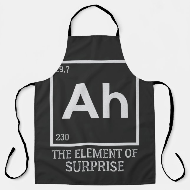 Tablier Ah the Element of surprises (Recto)