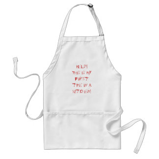 Tablier Aide! C'est ma première fois dans une cuisine ! Ta