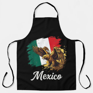 Tablier Aigle de la fierté du drapeau mexicain vintage