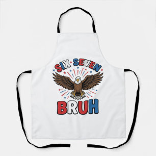 Tablier Aigle Patriotique Six Sept Bruh Design Vectoriel_1