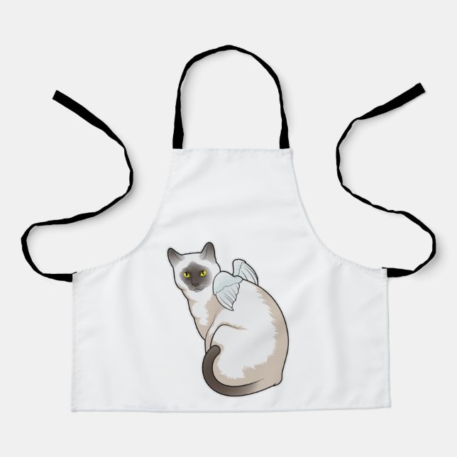 Tablier Ailes d'ange de chat (Recto)
