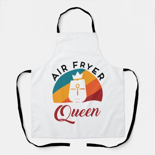 Tablier Air Fryer Queen Fried Food Cuisine Cook (Recto)