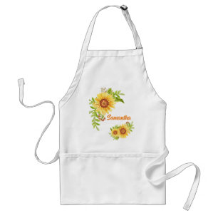 Tablier Aire florale de tournesol