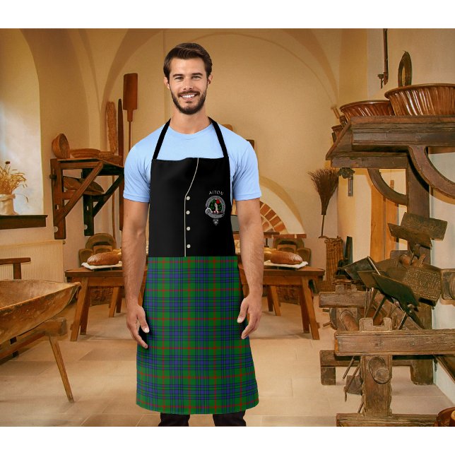 Tablier Aiton Clan Badge & Tartan Kilt Apron (Créateur téléchargé)