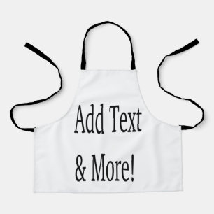 Tablier Ajouter du texte et plus ! Customisez votre propre