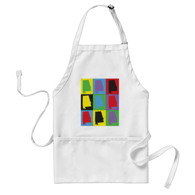 Tablier Alabama Pop Art (Devant)