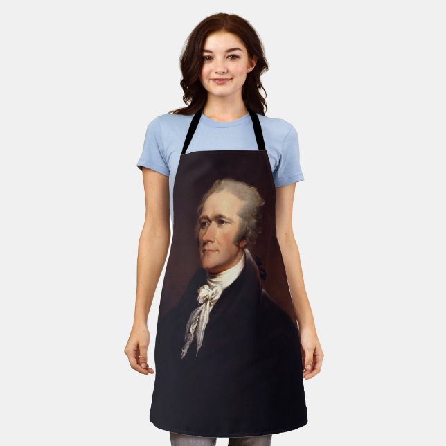 Tablier Alexander Hamilton : père fondateur des États-Unis (Porté)