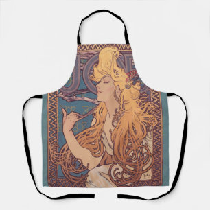 Tablier Alfonse Mucha Job Art Nouveau femme