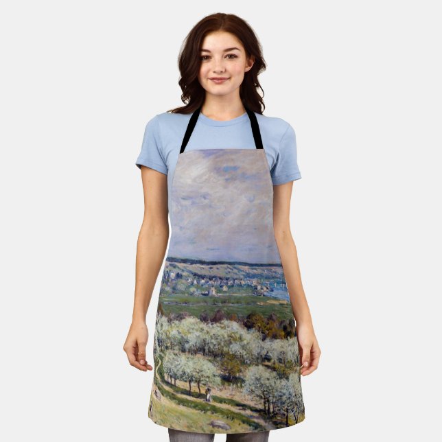 Tablier Alfred Sisley - Terrasse à Saint-Germain, Printemp (Porté)