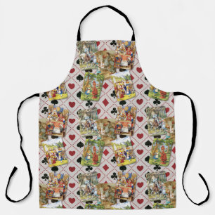 Tablier Alice au pays des merveilles Carte Apron Design 3