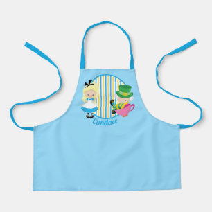 Tablier Alice au pays des merveilles Cute Custom Blue Kids