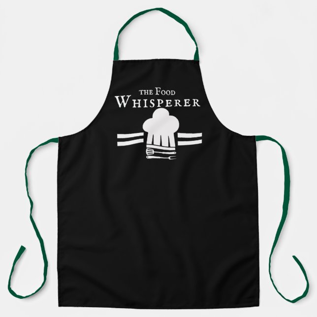 Tablier Alimentation Whisperer Drôle Foodie avec n'importe (Recto)