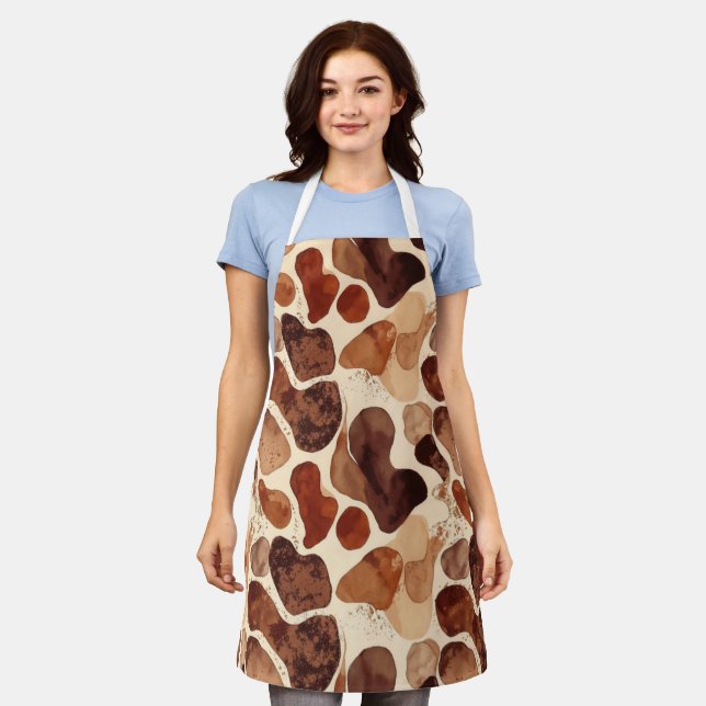 Tablier All-Over Print Apron, Medium (Porté)