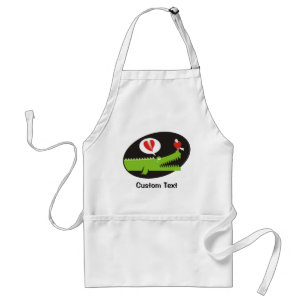 Tablier Alligator en amour Adulte Apron