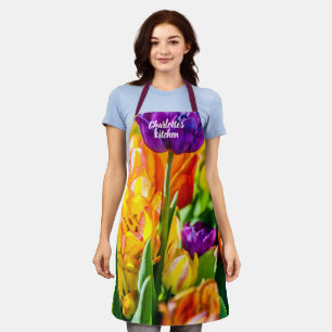 Tablier Alluring Tulip Flowers