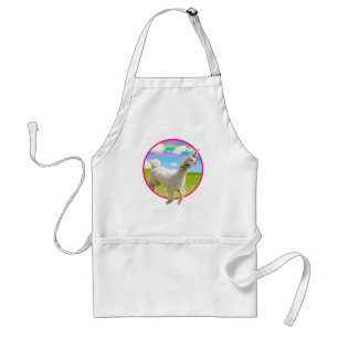 Tablier Alpaca Unicorne sous ciel ciel