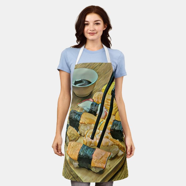 Tablier Amateur d'art japonais (Porté)