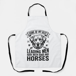 Tablier Amateur de chien cheval vintage conception hommes 