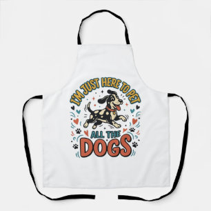 Tablier Amateur de chien drôle Vintage pour chien tous les