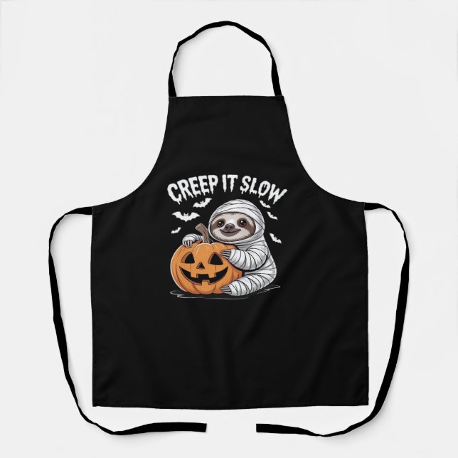 Tablier Amateurs de fentes mignonnes Drôle Halloween Citro (Recto)