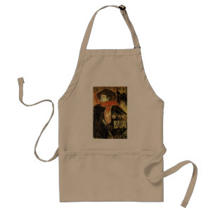 Tablier Ambassadeurs, Aristide Bruant par Toulouse Lautrec