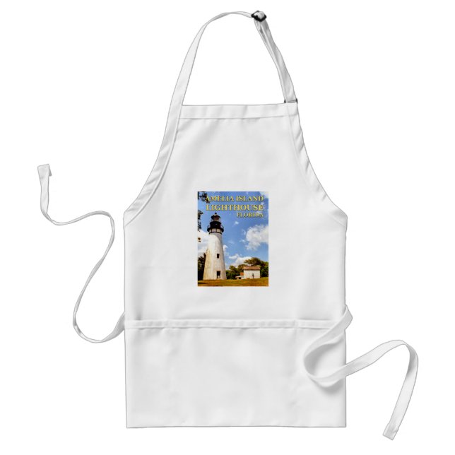 Tablier Amelia Island Lighthouse, Floride Cuisine Apron (Devant)