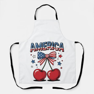 Tablier American Coquette Bow Cherche esthétique USA Drape