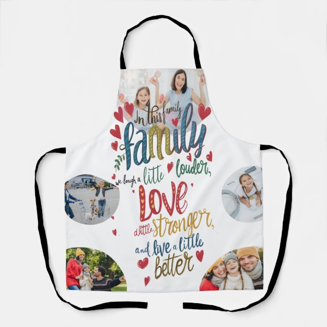 Tablier Amour, Amour et mieux vivre Apron (Recto)