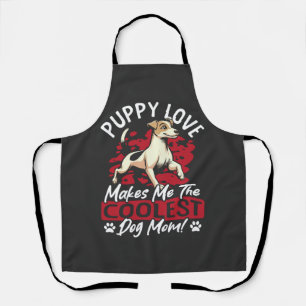 Tablier Amour de chiot la plus cool maman chien ! Ma mère