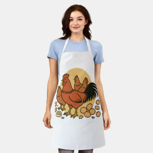 Tablier Amoureux de Poulet