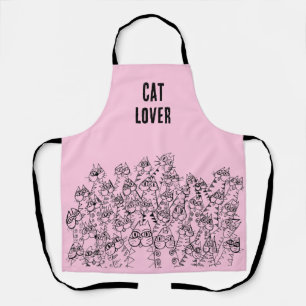 Tablier Amoureux des chats Apron
