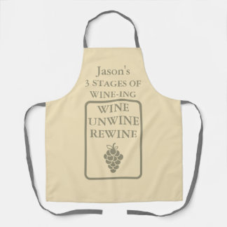 Tablier Amoureux du vin drôle