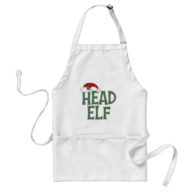 Tablier Amusant Apron Elf Noël (Devant)