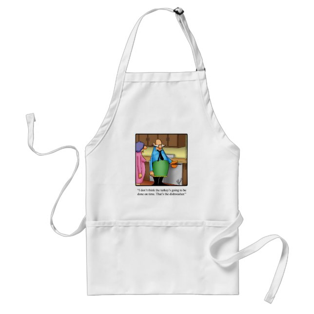 Tablier Amusant Humour Thanksgiving Apron Pour Lui (Devant)