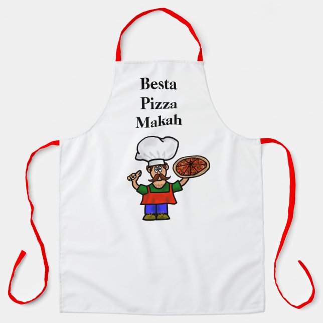Tablier Amusant italien Pizza Maker Apron (Recto)