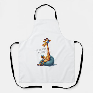 Tablier Amusant Joueur Giraffe Jeu Pour Garçons Homme Jeu 