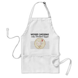 Tablier Amusant Oeuf de poulet nouveauté Rustique Shabby F