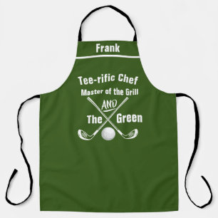 Tablier Amusant salon de golf Chef - Puns personnalisés