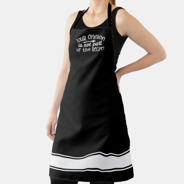 Tablier Amusant votre opinion ne fait pas partie de la rec (Insitu)