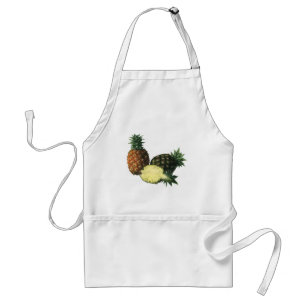 Tablier Ananas Hawaïens Vintage, Fruits Alimentaires Biolo