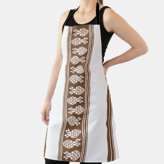 Tablier Ananas Luxe Rayures Jacquard