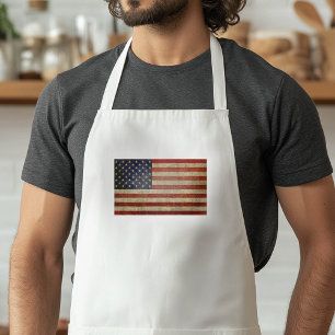 Tablier Ancien drapeau américain
