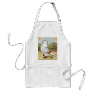 Tablier Ancien hibou allemand dans la ronde
