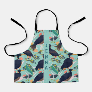 Tablier Angora Chèvre Floral Coloré Motif personnalisé