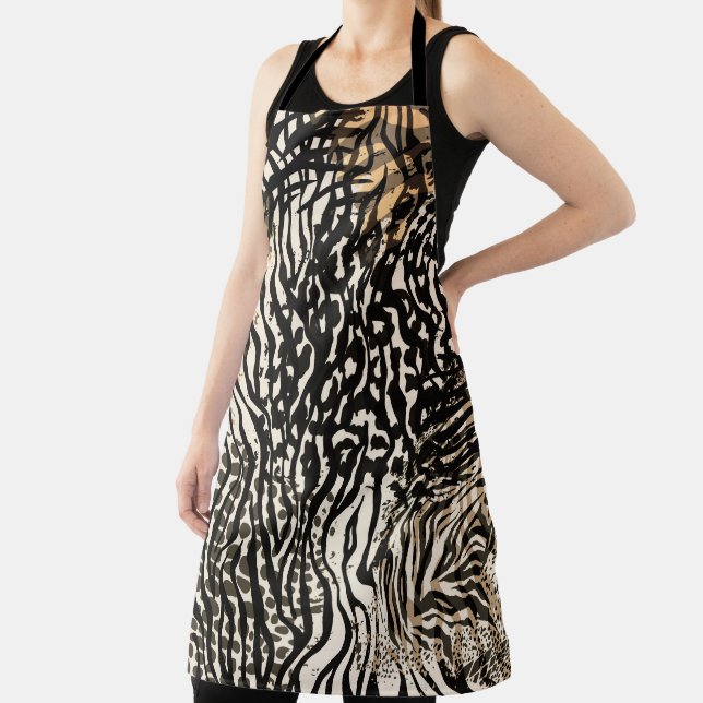 Tablier Animal print zebra modern All-Over Print Apron (Insitu)