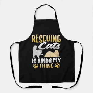 Tablier Animal Rescue Chat Secourt Chat Sauveur Chat
