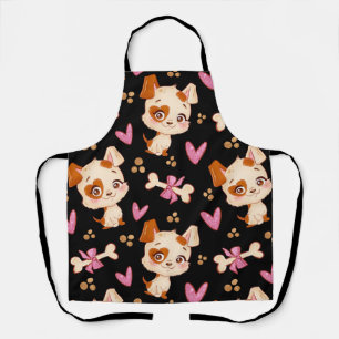 Tablier Animaux de compagnie motifs mignonne Amoureux chio