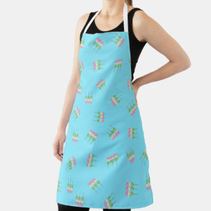 Tablier Anime Blue Pastel Dango Tout-En-Plan