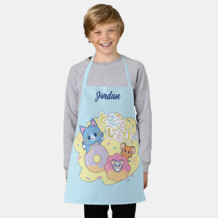 Tablier Anime Donut délice avec Tom, Jerry et Tuffy